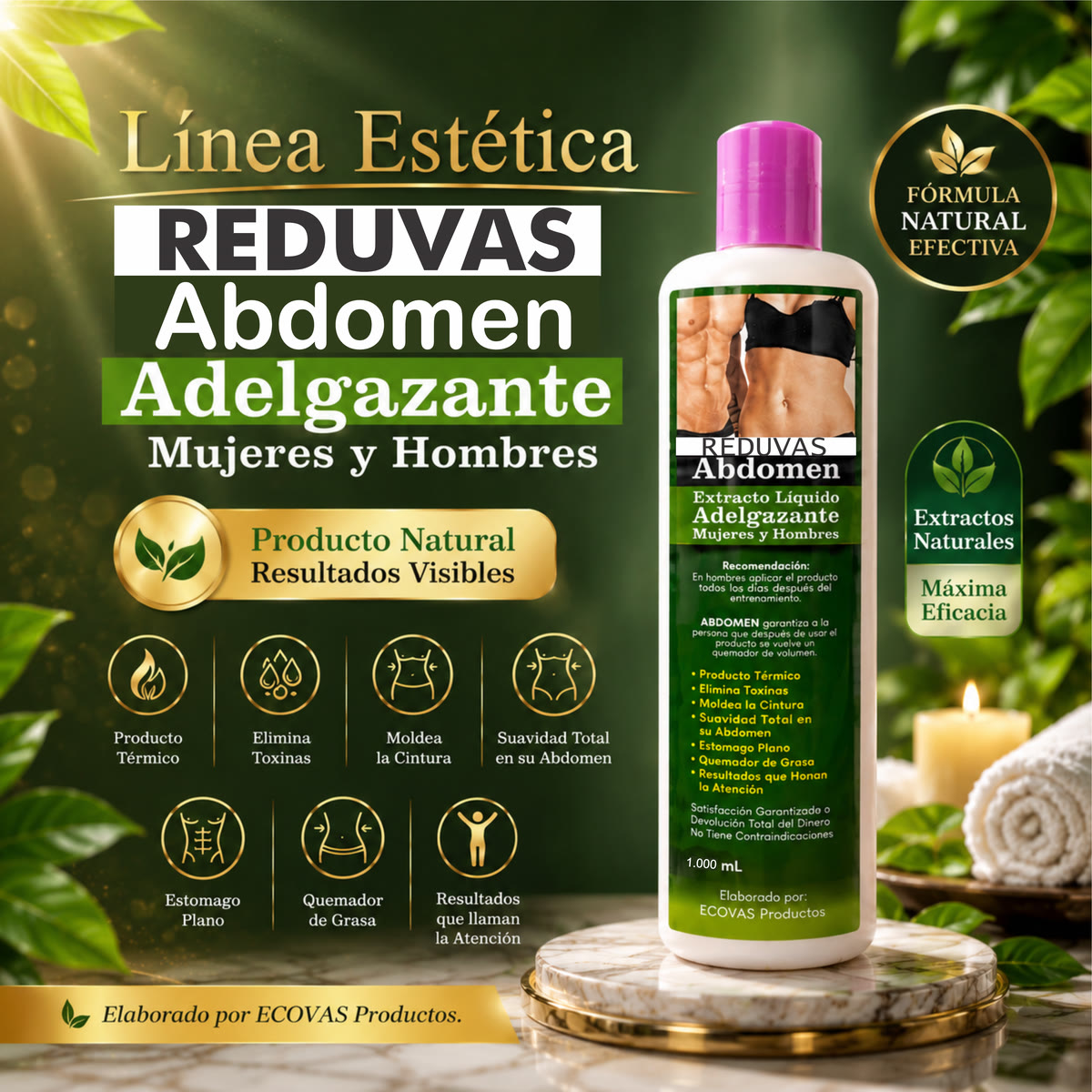 Abdomen Extracto Líquido Adelgazante 1.000 mL