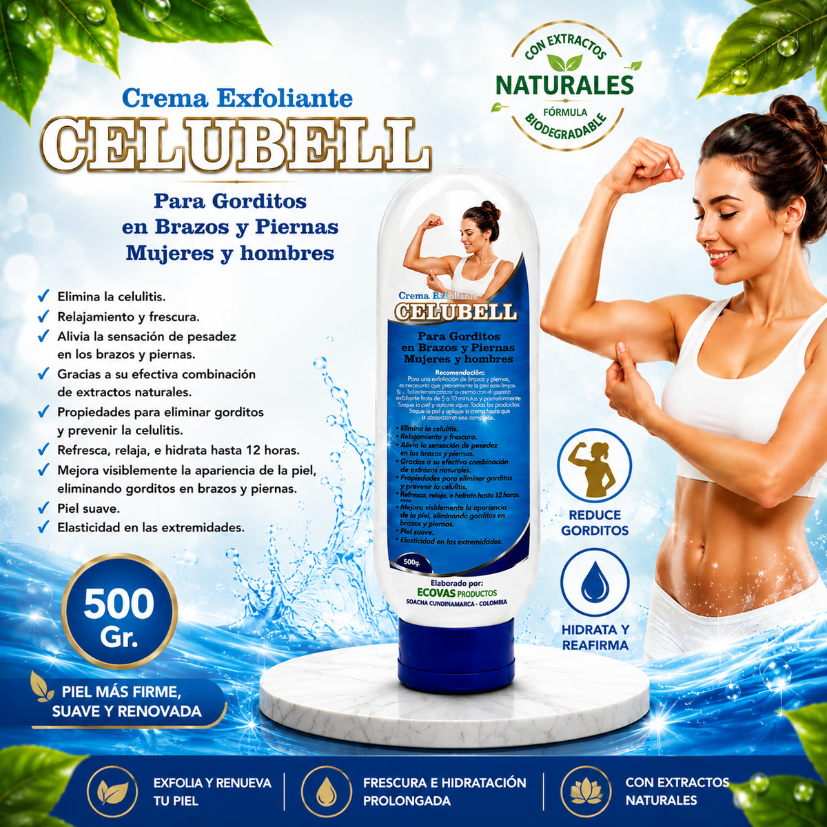 Crema Exfoliante Celubell 500 Gr