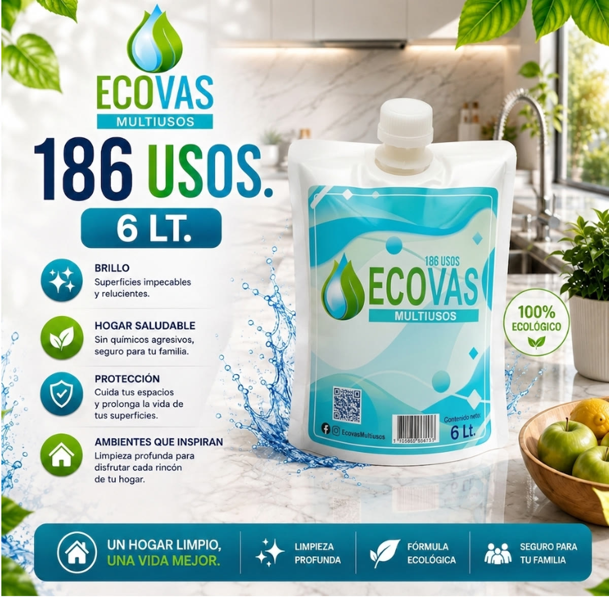ECOVAS Multiusos 6 Lt