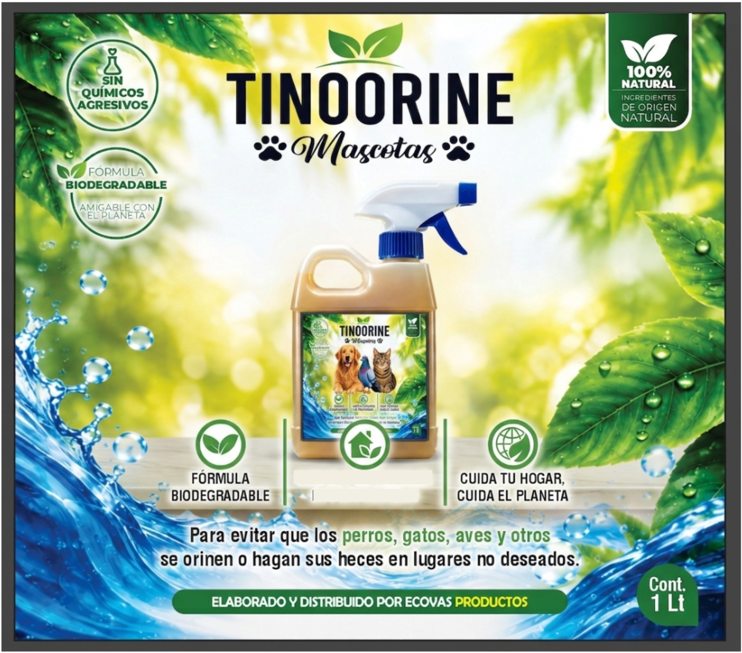 Tinoorine Mascotas 1 Lt