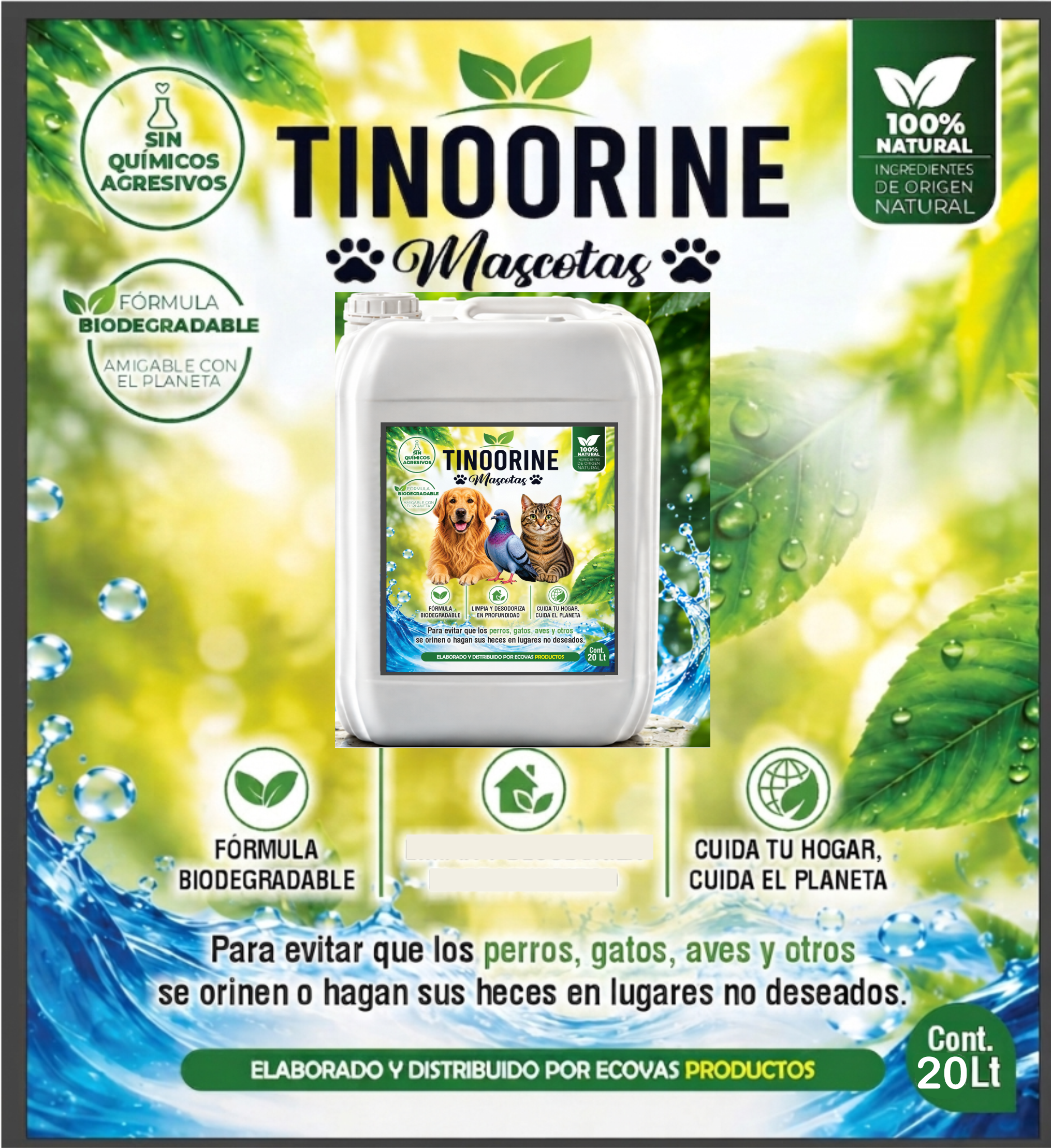 Tinoorine Mascotas 20 Litros